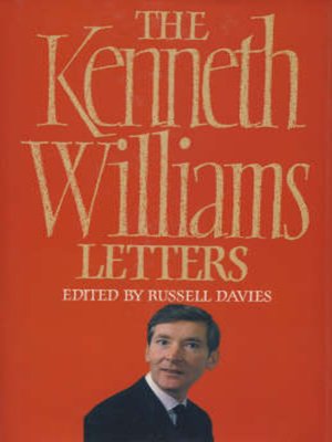 cover image of The Kenneth Williams letters